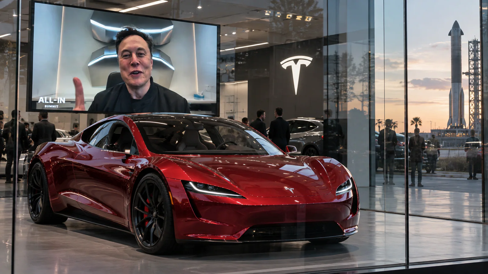 Илон Маск снова допустил объединение Tesla и SpaceX, но сделки пока нет