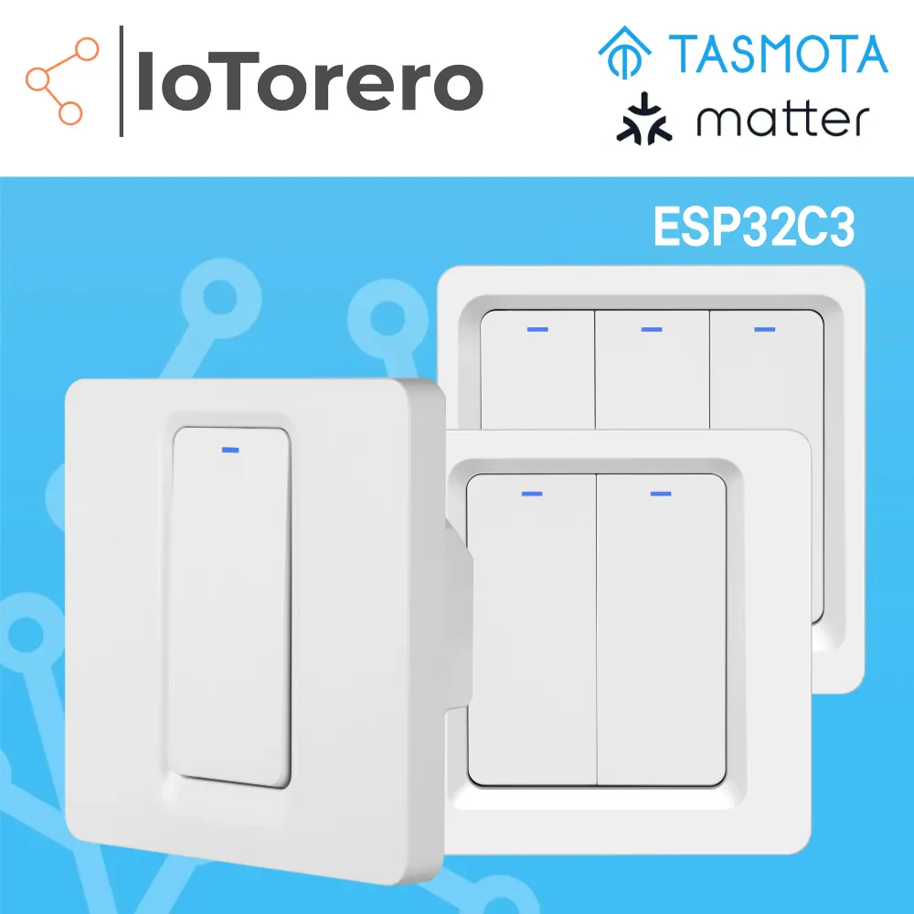 IoTorero — настенный выключатель с Tasmota, Matter и MQTT