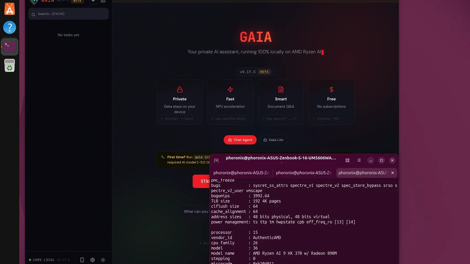 AMD GAIA 0.23 научилась устанавливать и запускать ИИ-агентов из терминала