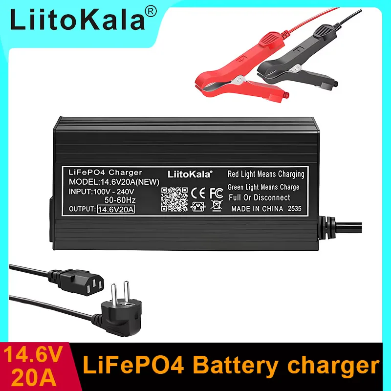 Зарядное устройство LiitoKala 14,6 В 20 А для LiFePO4