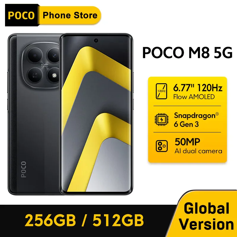 POCO M8 5G — смартфон со Snapdragon 6 Gen 3