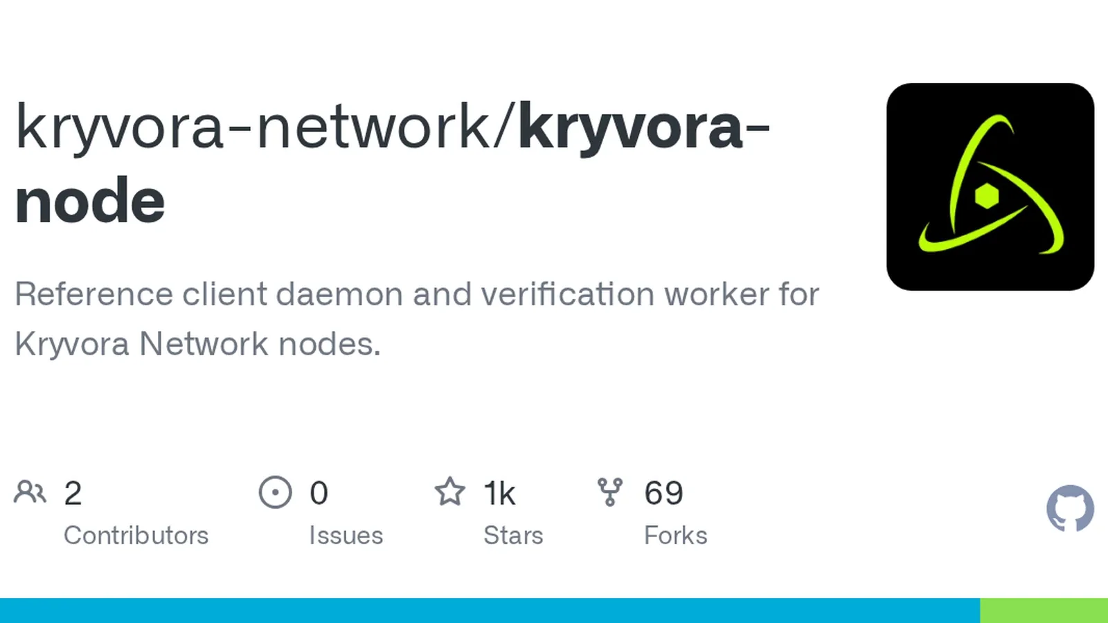 kryvora-node подключает оборудование к Kryvora Network и требует Genesis Node Key