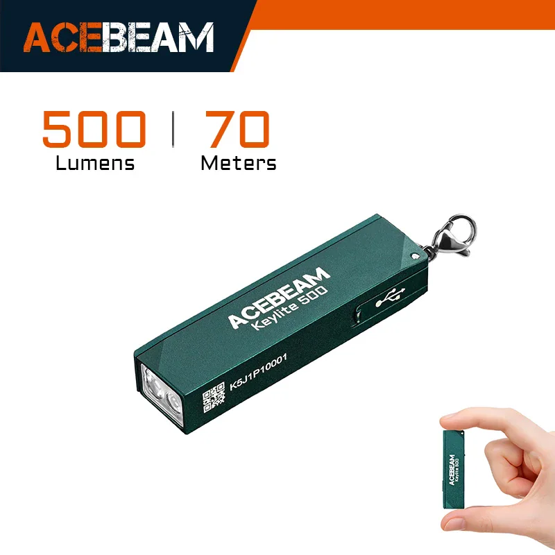 ACEBEAM Keylite 500 — компактный фонарь для повседневного ношения