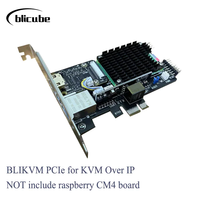 BliKVM PCIe для Raspberry Pi CM4 — аппаратный доступ к серверу