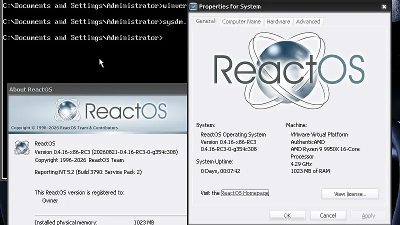 ReactOS 0.4.16 получил обновление, которое давно было нужно