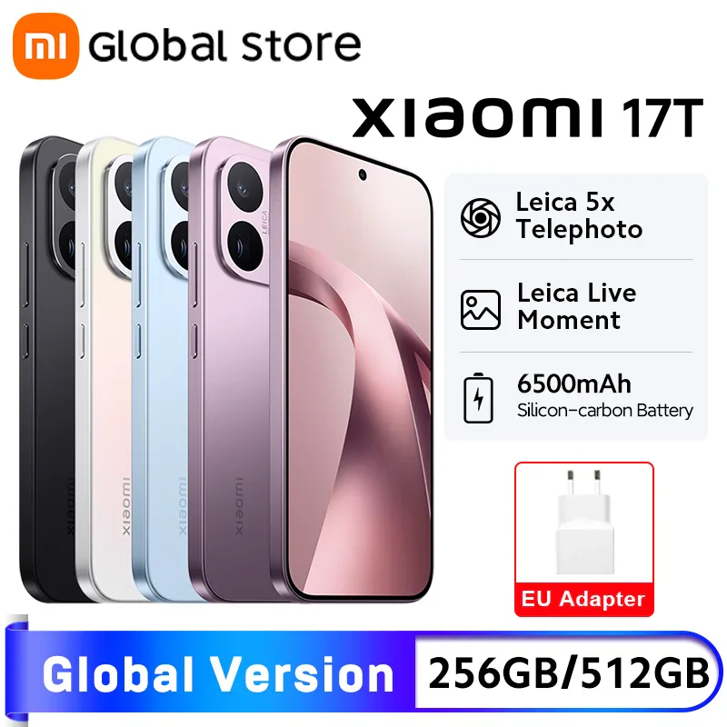 Xiaomi 17T — аккумулятор 6500 мАч и зарядка 67 Вт