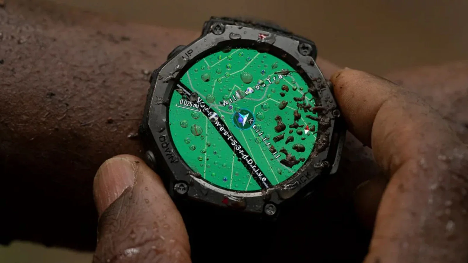 Карта в Amazfit T-Rex стала удобнее прямо во время маршрута