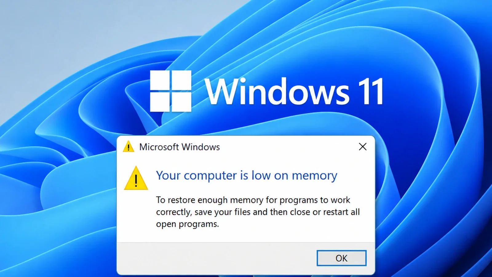 Windows 11 станет легче для компьютеров с 8 ГБ оперативной памяти