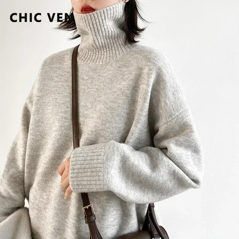CHIC VEN — женский теплый свитер из мохера
