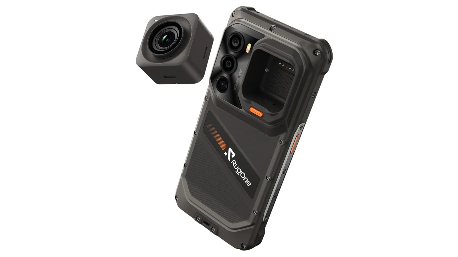 У RugOne Xsnap 7 Pro камеру можно снять и использовать как экшн-камеру