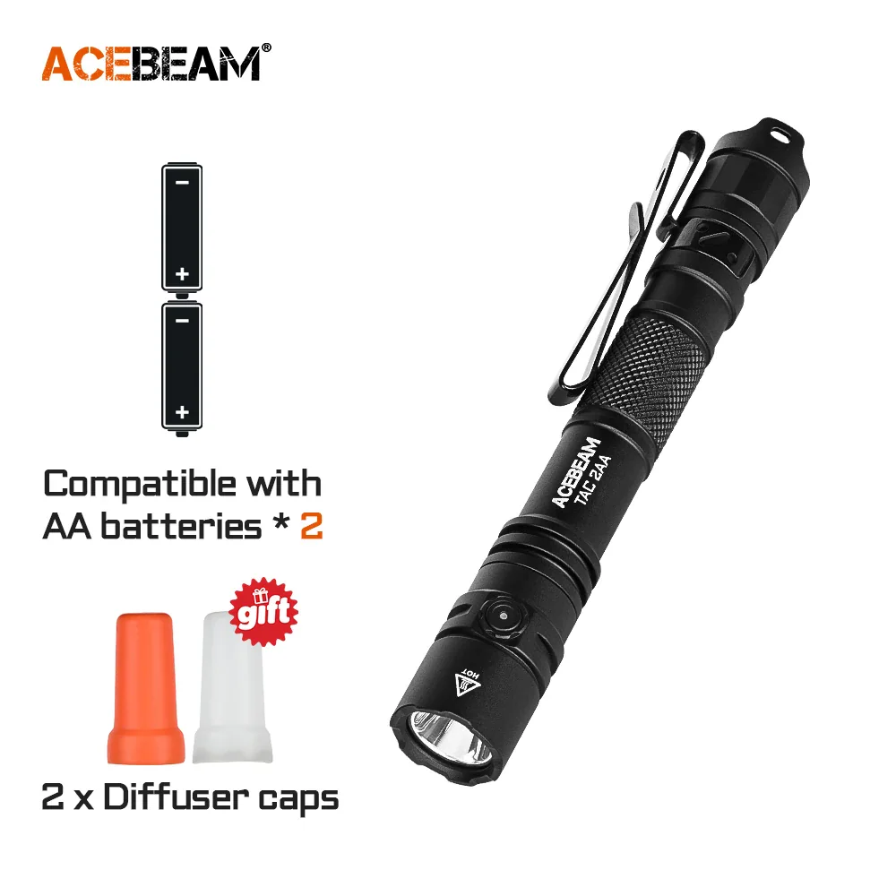 ACEBEAM TAC 2AA — компактный фонарь на каждый день