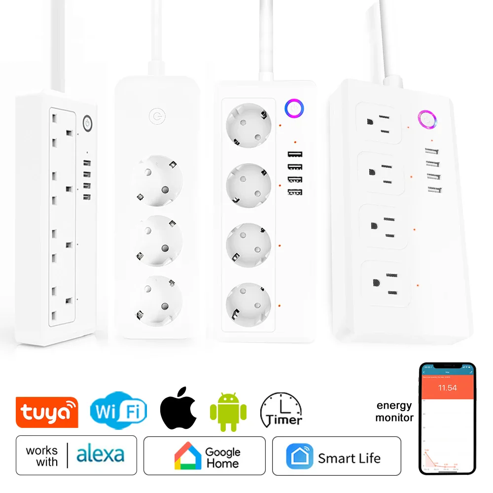 CBE Smartlife — удлинитель с четырьмя розетками и USB