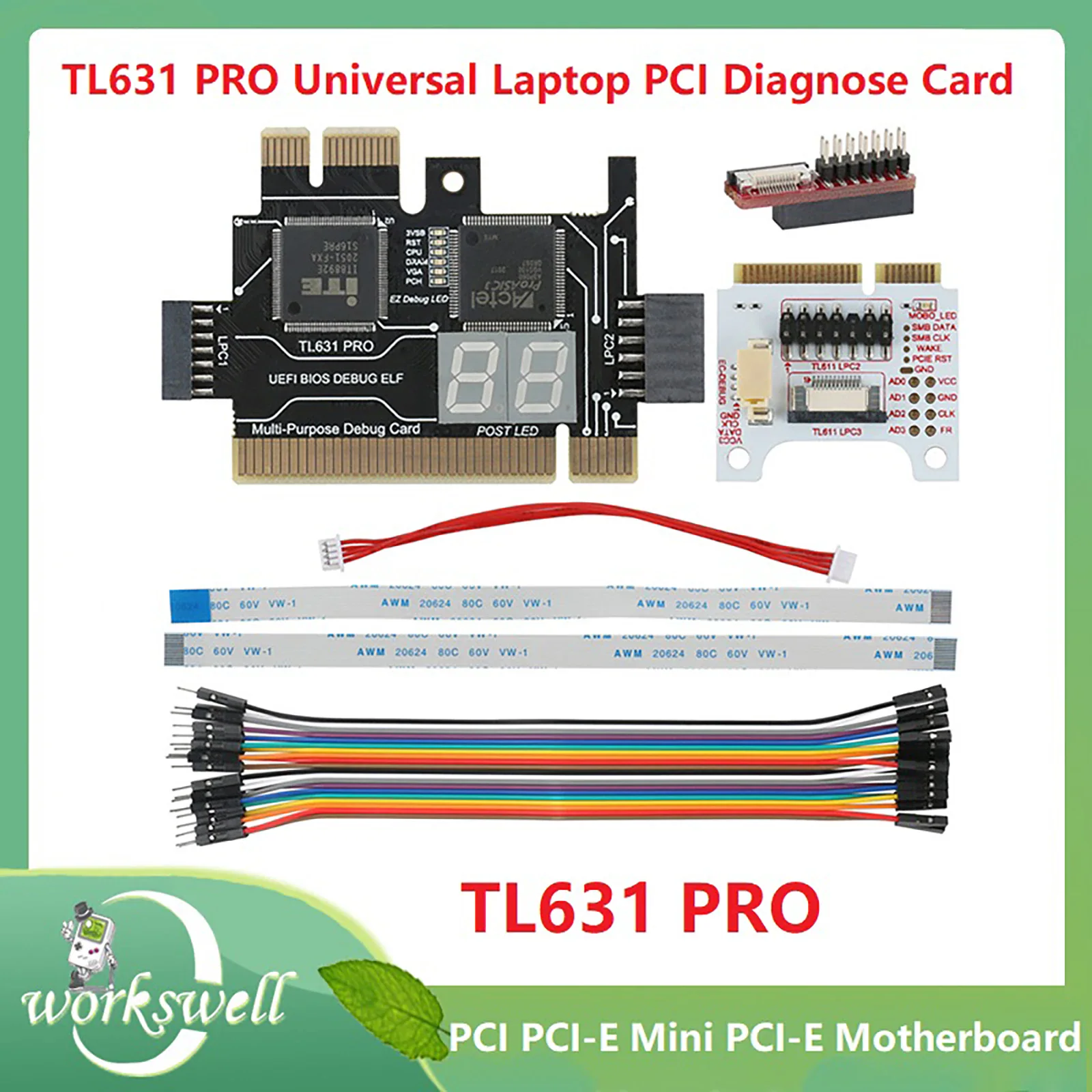 TL631 PRO — диагностическая POST-карта для материнских плат