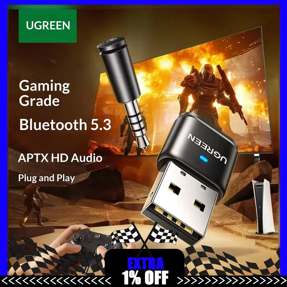 UGREENCM668Bluetooth5.3AUGREEN CM668 Bluetooth 5.3 Audio TransmitterudioTransmitter