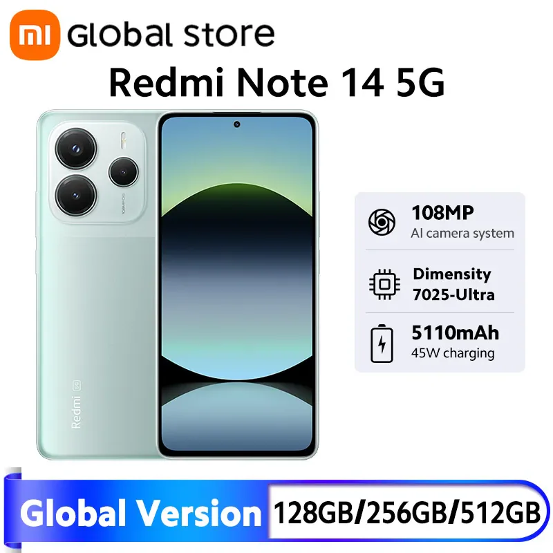 Xiaomi Redmi Note 14 5G — AMOLED, оптическая стабилизация и поддержка 5G