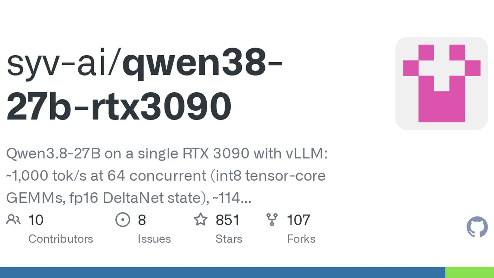Qwen3.8-27B разогнали на одной RTX 3090, но цифра в 1000 токенов требует пояснения