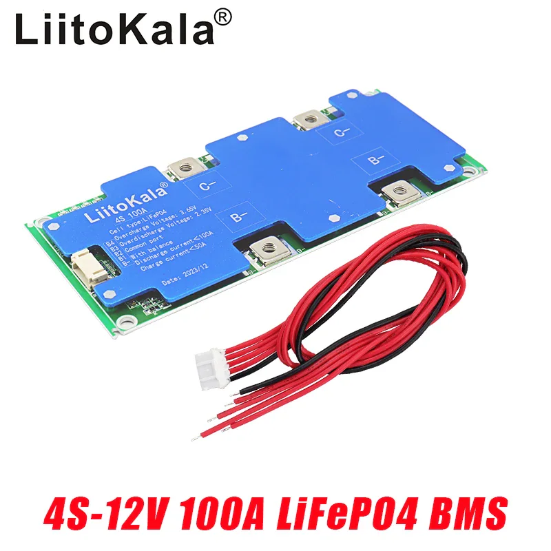 LiitoKala 4S100A-BMS — защита для четырех ячеек