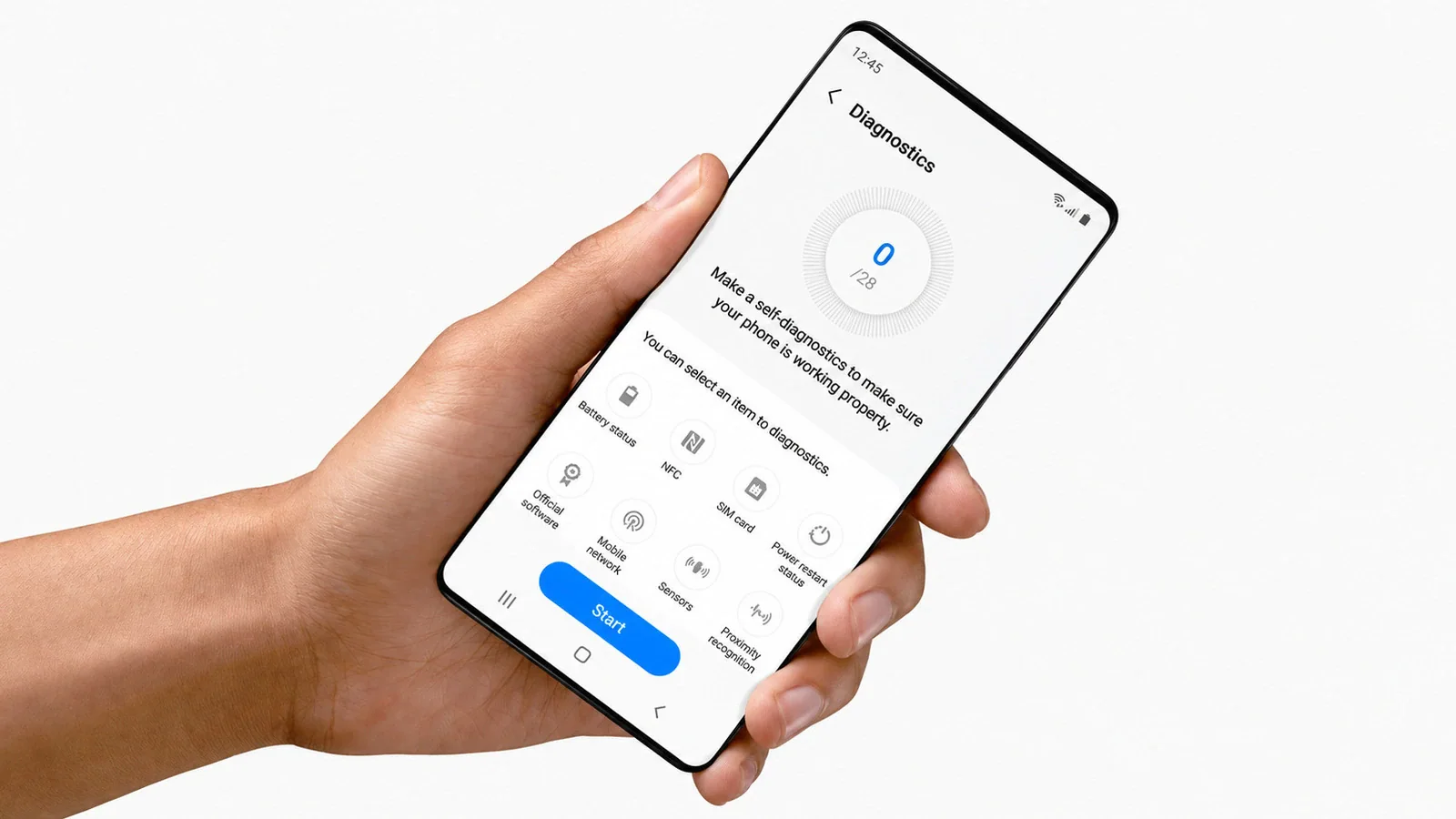 В Samsung Galaxy есть встроенная проверка почти всего железа