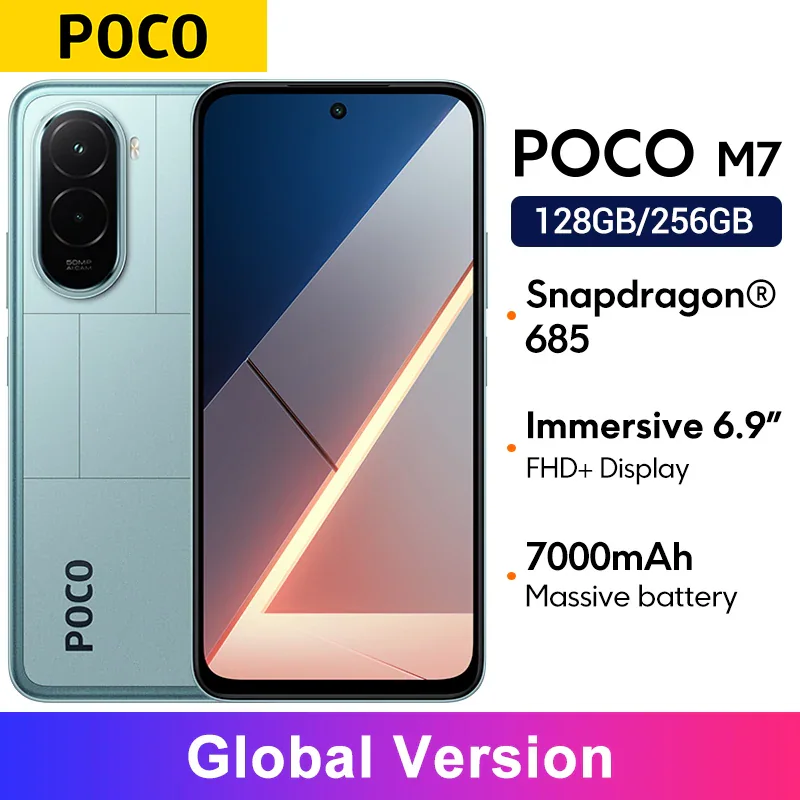POCO M7 — смартфон с большим экраном 144 Гц