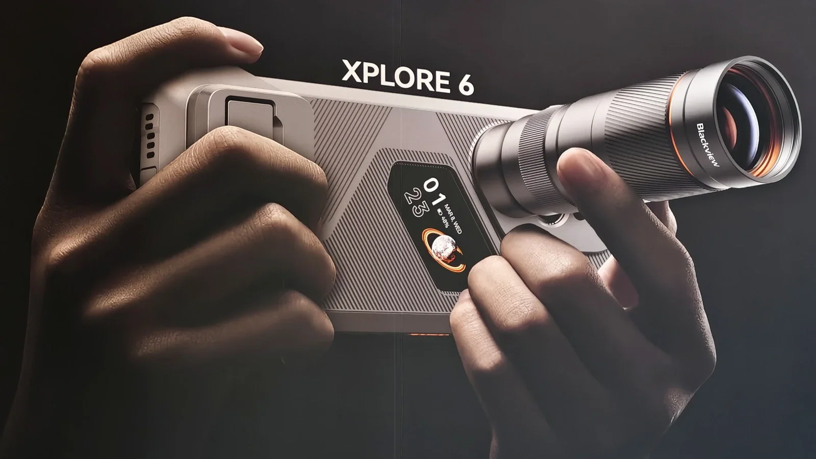 Blackview Xplore 6 получил насадку, превращающую 3-кратный телевик в 10-кратный