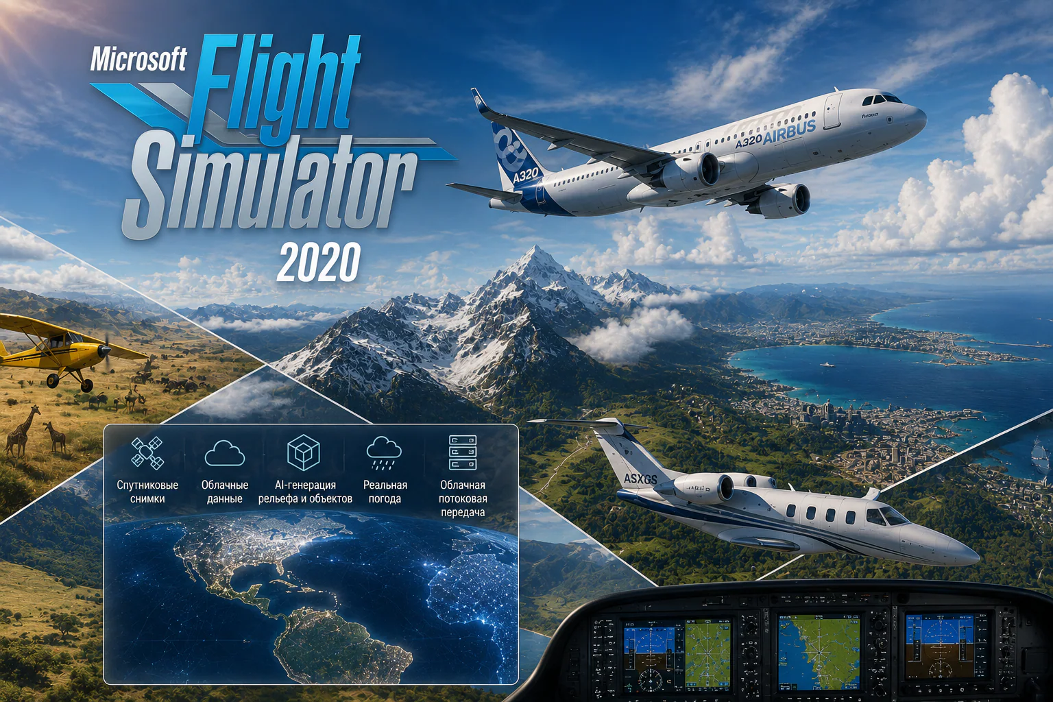 Microsoft Flight Simulator 2020: как авиасимулятор вместил почти всю Землю и почему это оказалось важнее графики