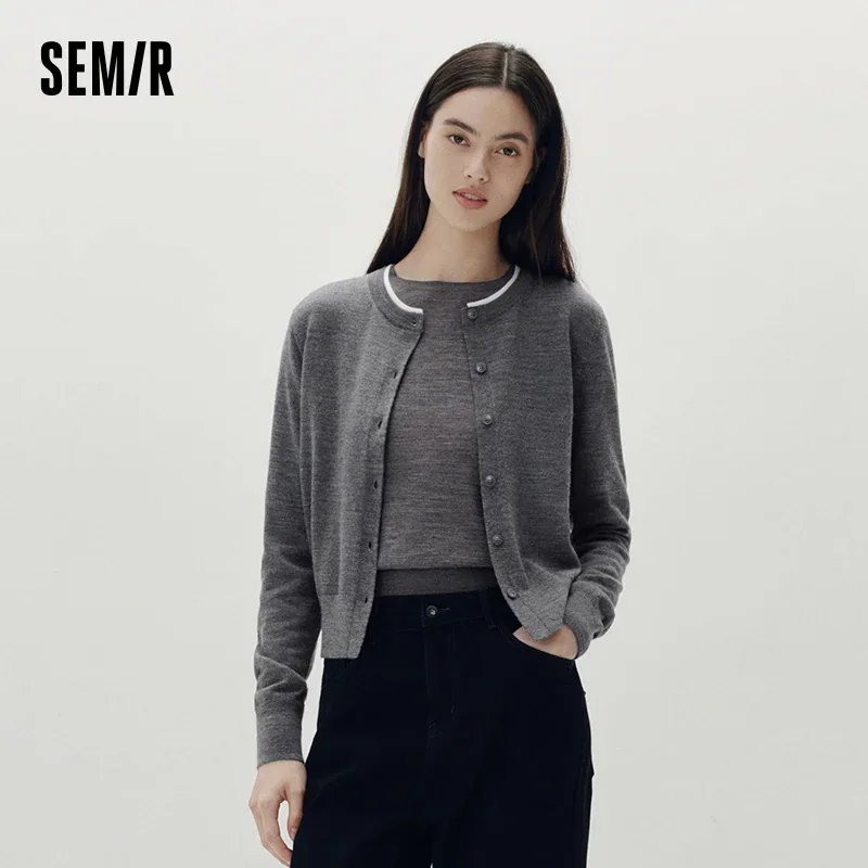 Semir — кардиган из шерстяной смеси на каждый день