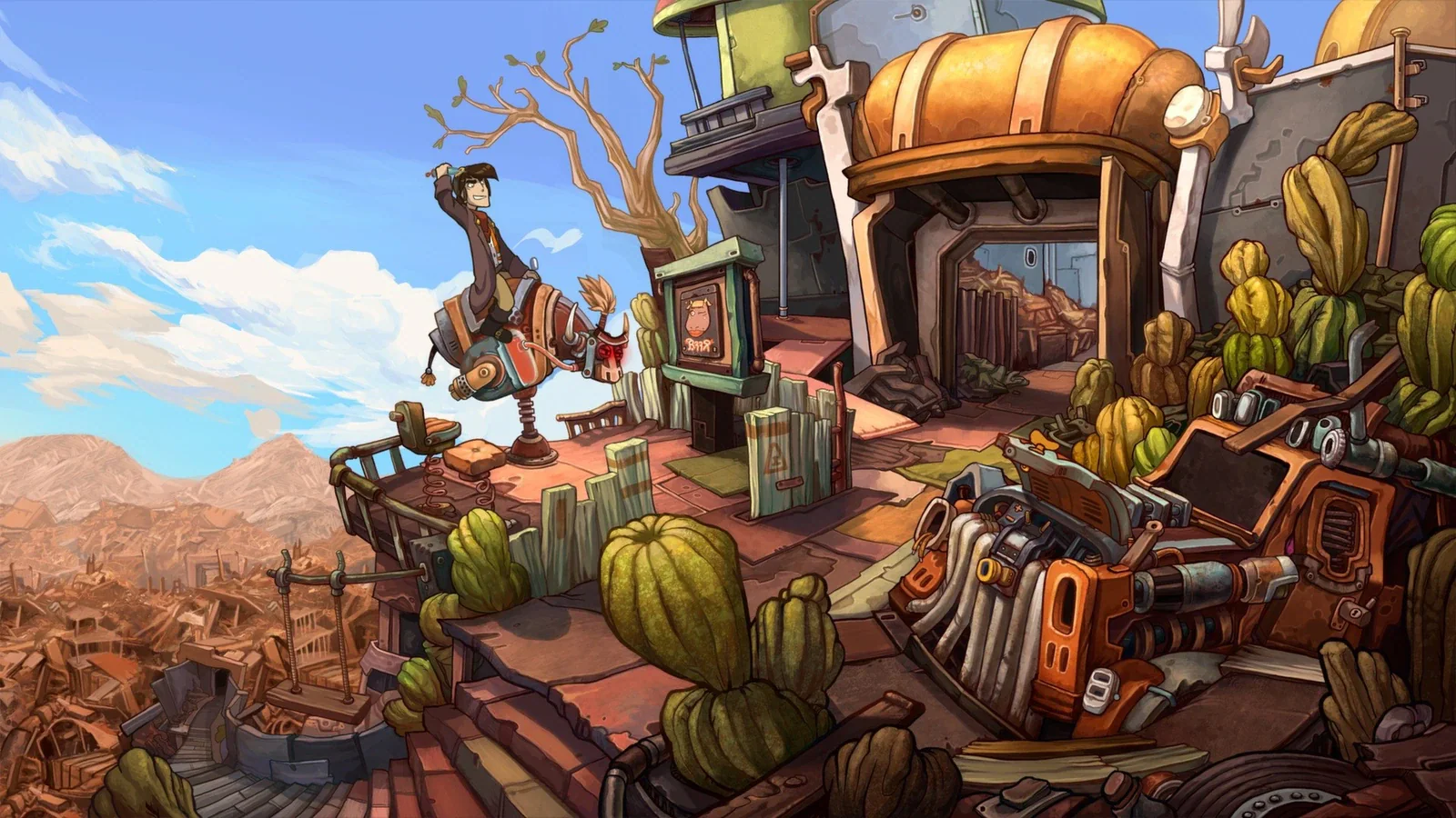 Deponia снова стала бесплатной в Steam, и игру можно оставить навсегда