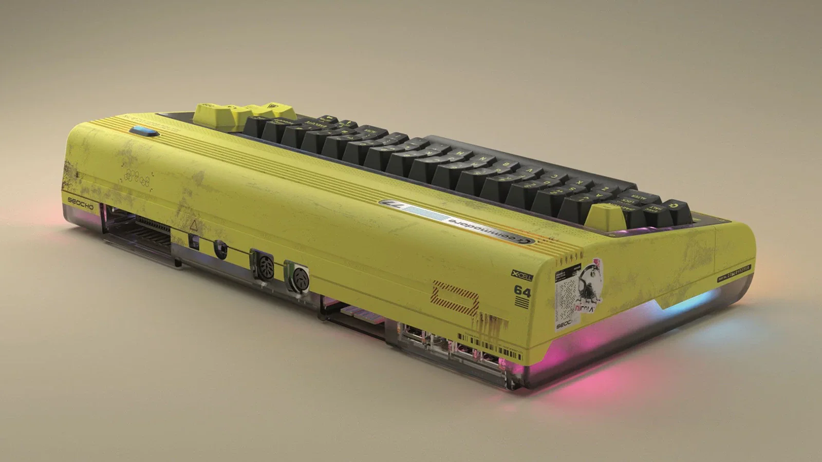 Commodore 77 получил более мощную FPGA и оформление Cyberpunk 2077