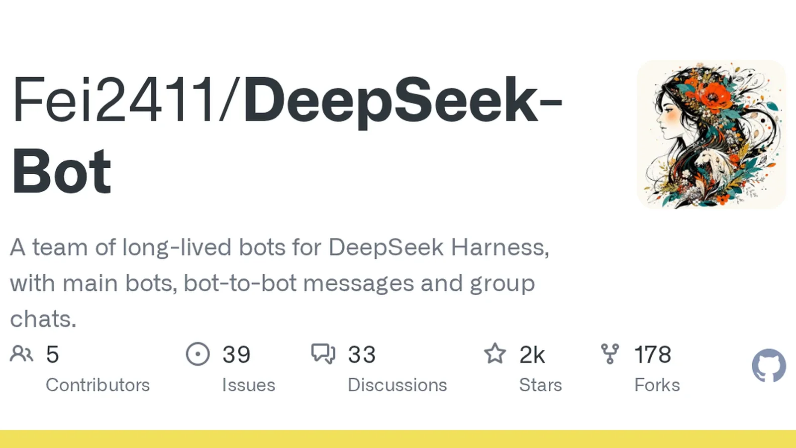DeepSeek-Bot позволяет собрать команду ИИ-ботов с общей работой в групповых чатах