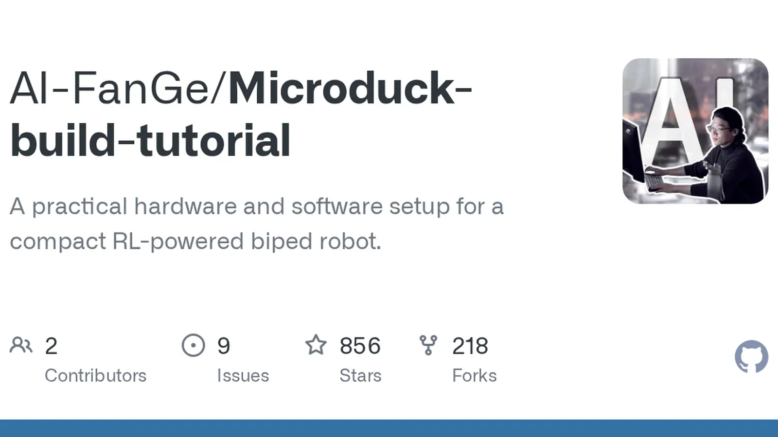 На GitHub появился Microduck: двуногого робота можно собрать самому