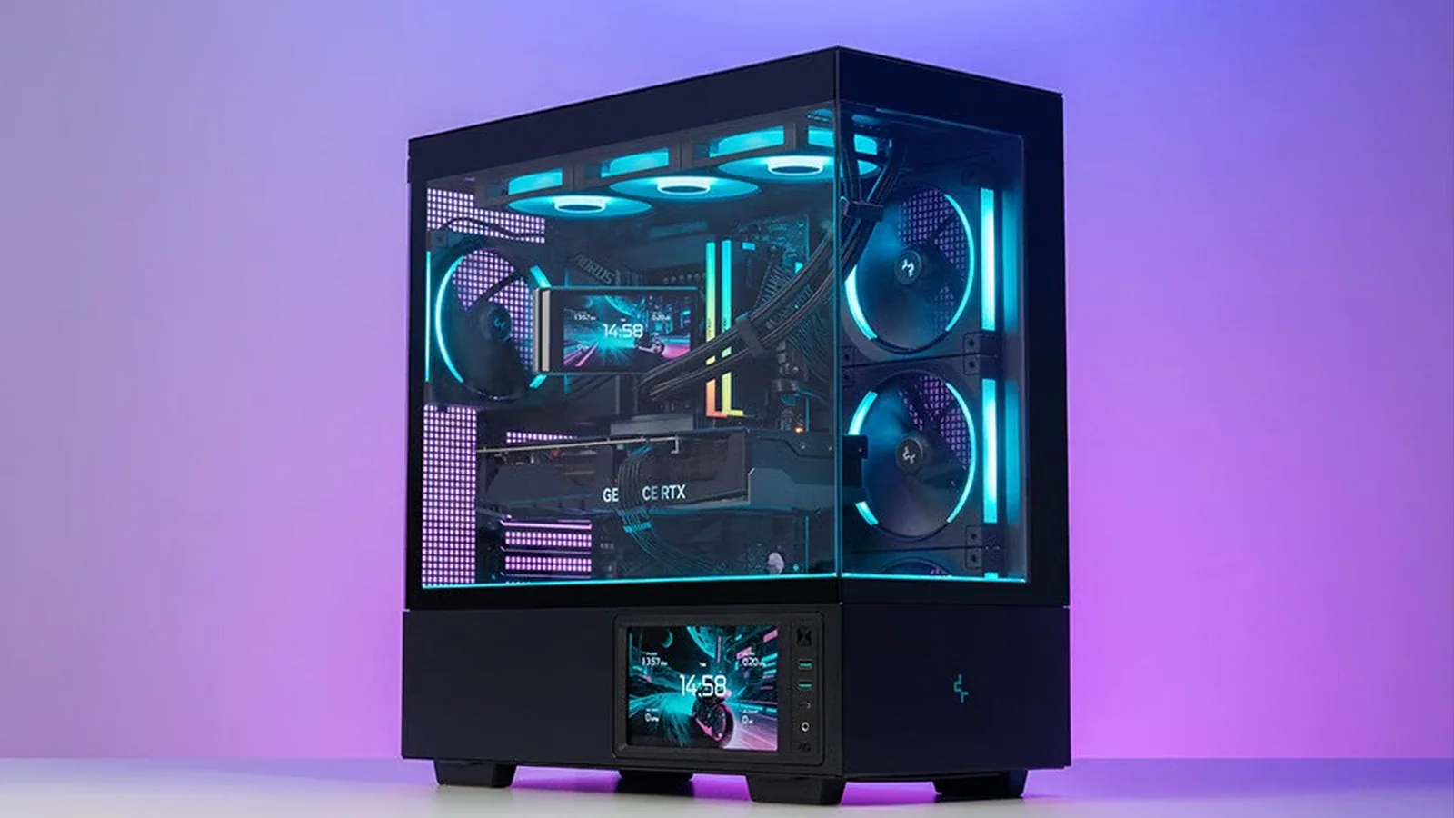 DeepCool CH690 LCD вышел в Китае: 7-дюймовый экран вместо цифровой панели