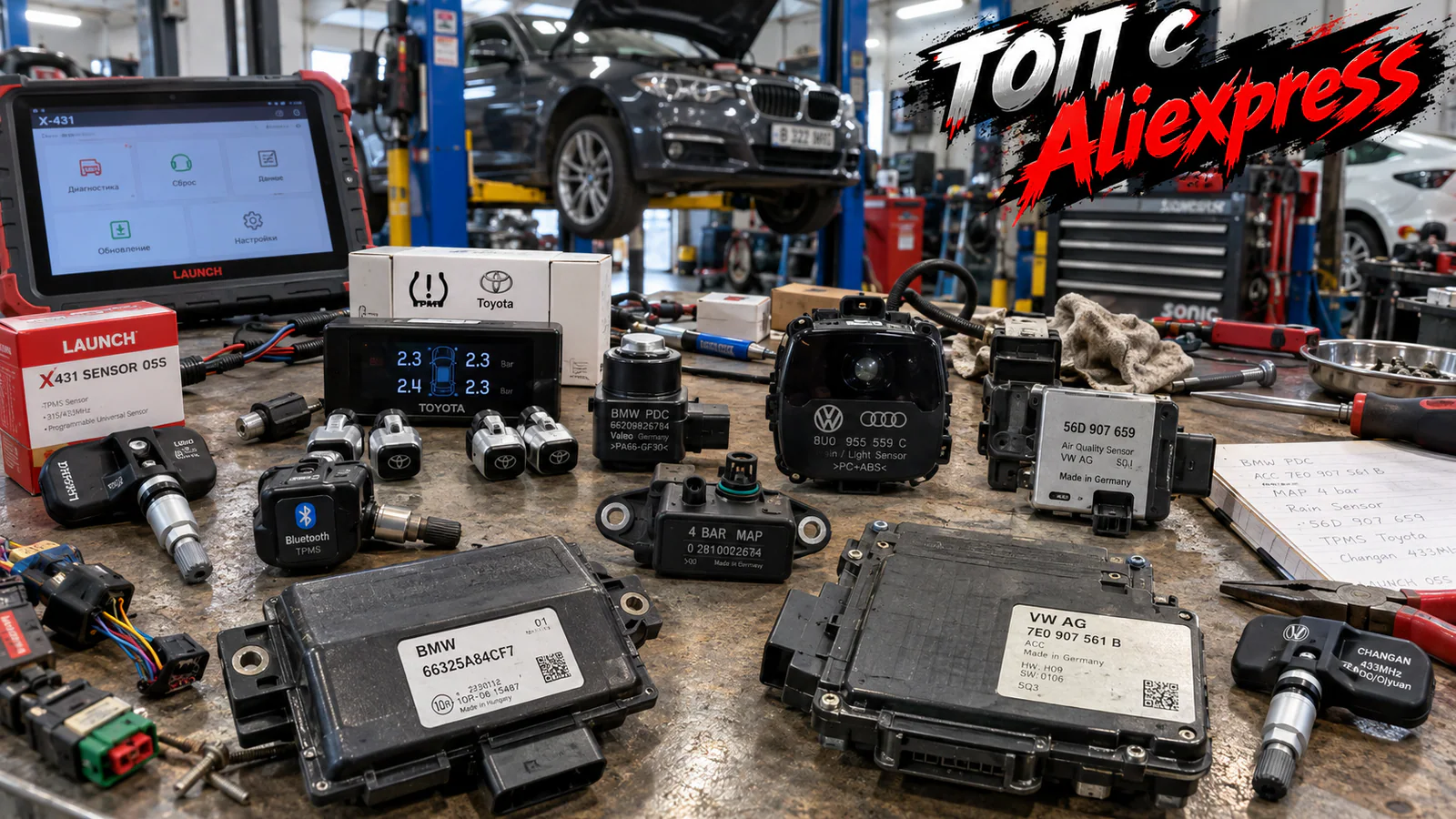 ТОП-10 автомобильных датчиков с AliExpress: от контроля давления в шинах до адаптивного круиз-контроля
