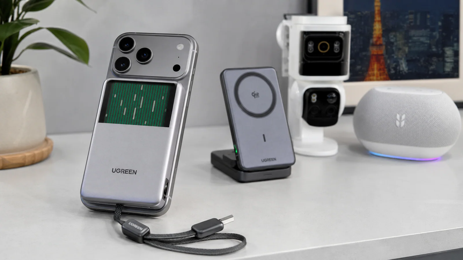 Ugreen показала повербанк с жидкостным охлаждением и умный дом с ИИ