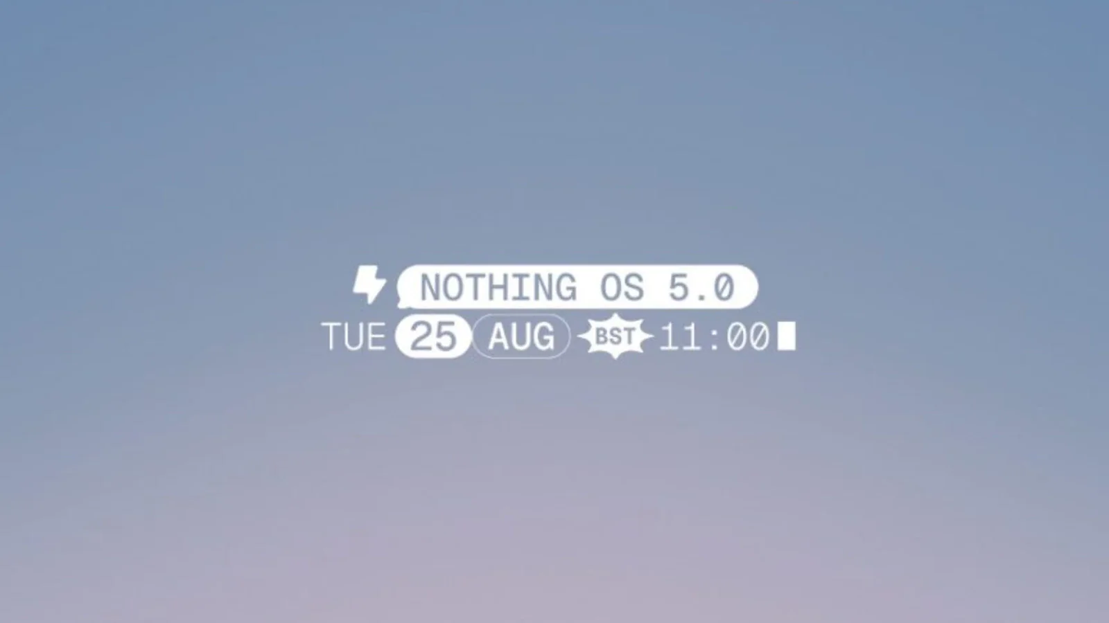 Nothing OS 5.0 покажут 25 августа, но обновление в этот день ждать рано