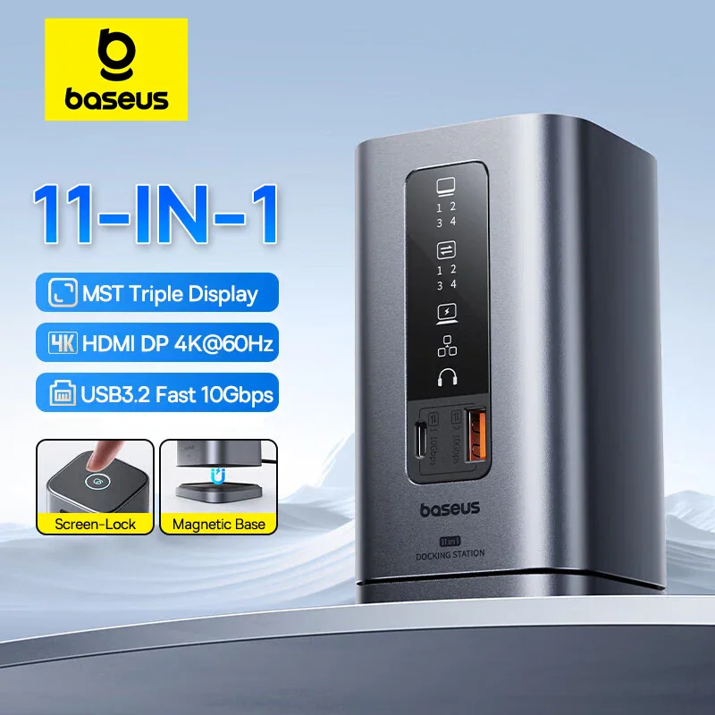 BaseusSpacemateSeries11-in-Baseus Spacemate Series 11-in-1 Docking Station1DockingStation