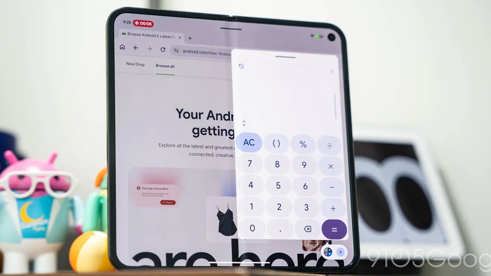 Android готовит App Handles: нужное приложение останется под рукой на складном экране