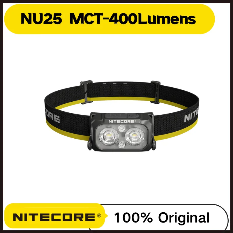 NITECORE NU25 MCT — легкий налобный фонарь для походов