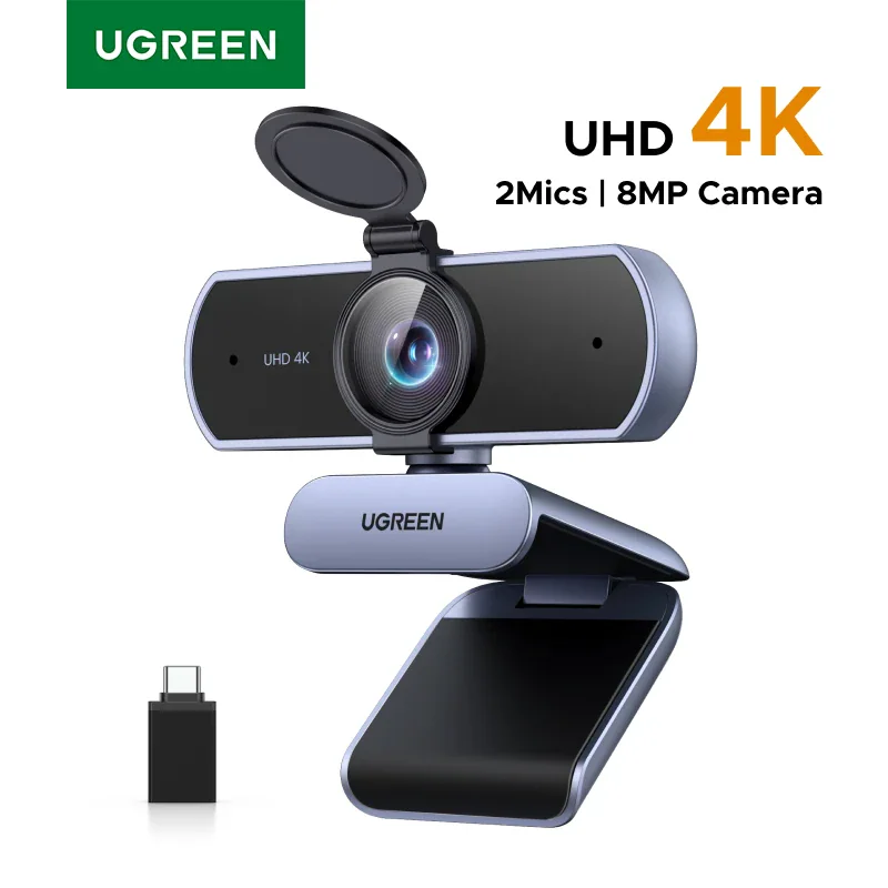 UGREEN 4K Webcam — веб-камера для видеосвязи и трансляций