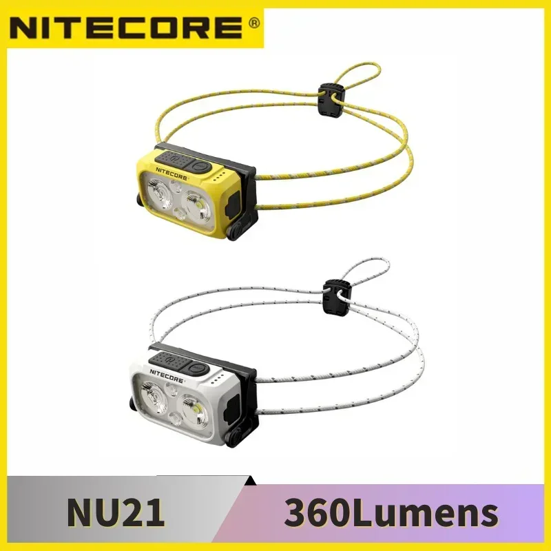 NITECORE NU21 — налобный фонарь с белым и красным светом