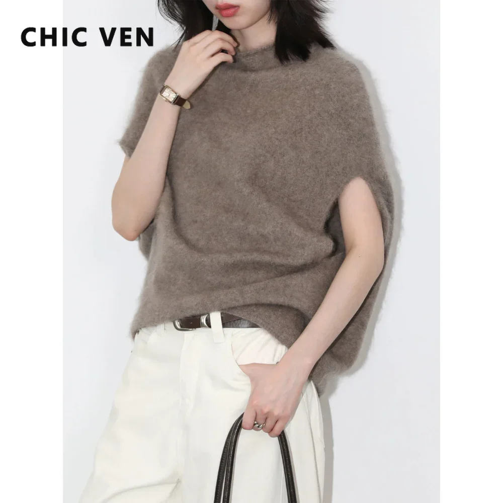 CHIC VEN — женский шерстяной свитер без рукавов